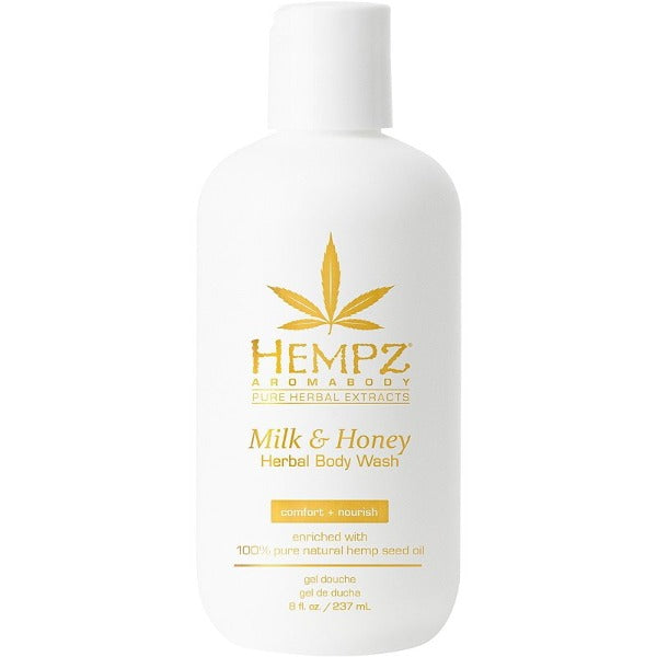 hempz Milk & Honey Herbal Body Wash 8oz