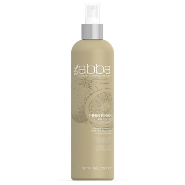 abba firm finish hair spray 8oz
