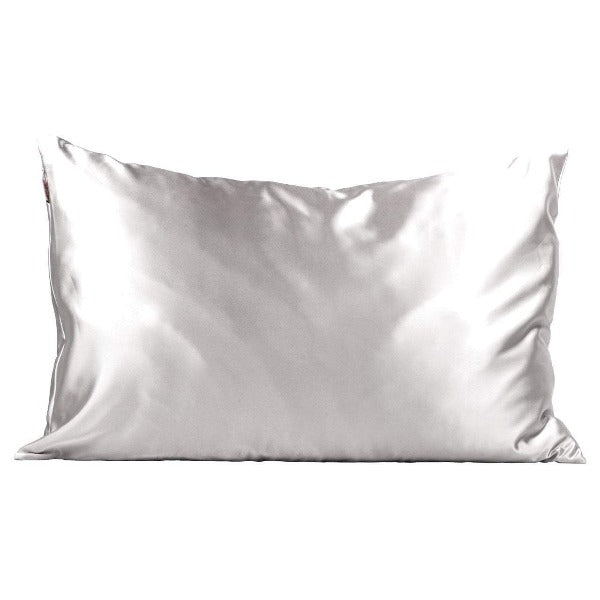kitsch Satin Pillowcase - Silver