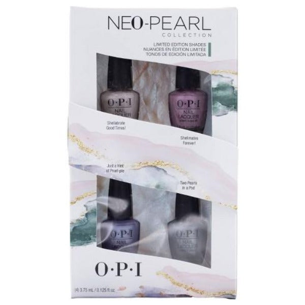 wella opi Neo-Pearl Nail Lacquer Mini 4-Pack
