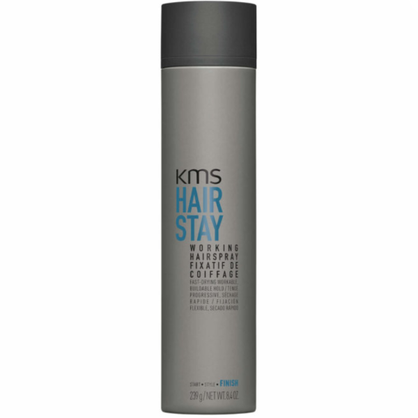 kms hair stay working hairspray