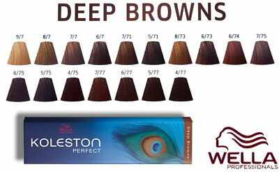 wella koleston perfect deep browns