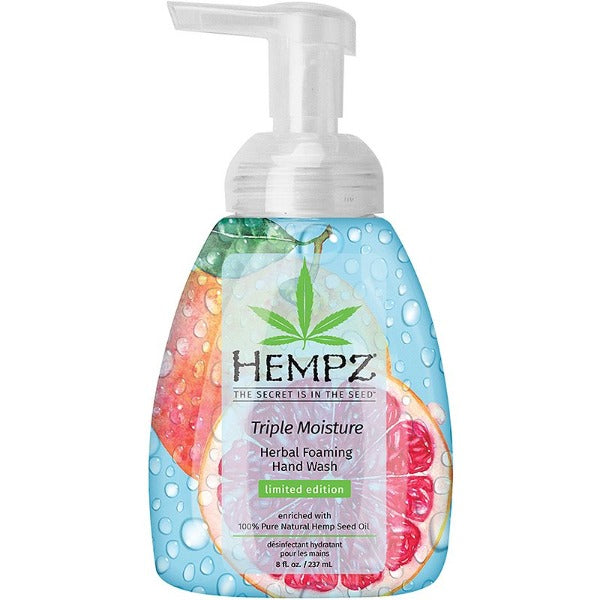 hempz Limited Edition Triple Moisture Herbal Foaming Hand Wash 8oz