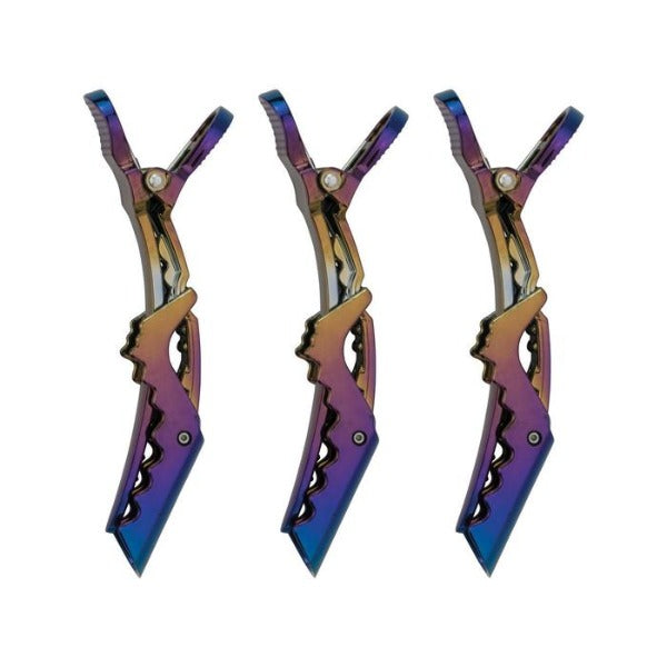 kitsch Blow Dry Clips 3pc - Iridescent