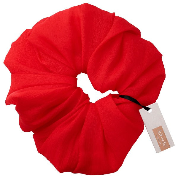 kitsch dinner scrunchie - red